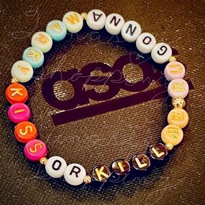 Taylor Swift TTPD Beaded Bracelet